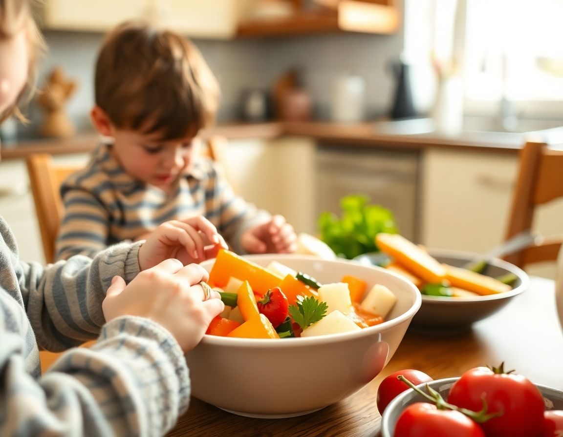 Dejar que tu hijo elija qué tomar del plato familiar fortalece su autonomía y reduce la resistencia a probar alimentos nuevos.