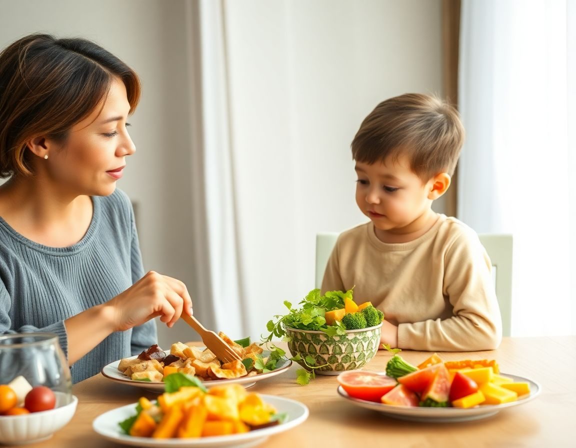 Servir los alimentos sin presión y con calma envía al niño el mensaje de que comer es un placer, no una obligación.