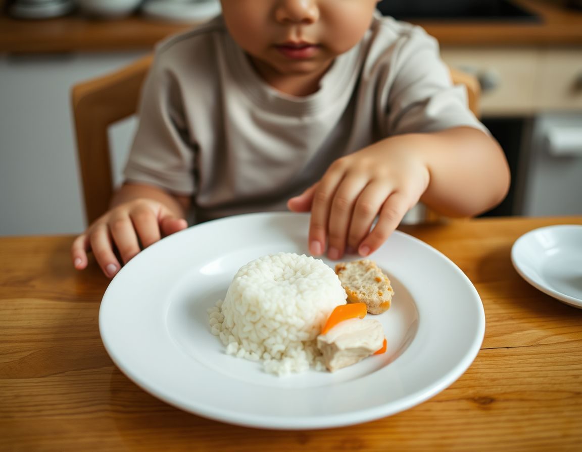 Su puño es la referencia: el estómago de un niño pequeño no es mucho más grande que eso.