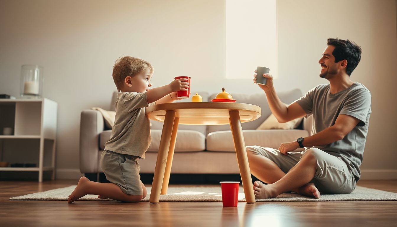 Darle de comer a un peluche es trabajo serio: el juego de «hacer como si»