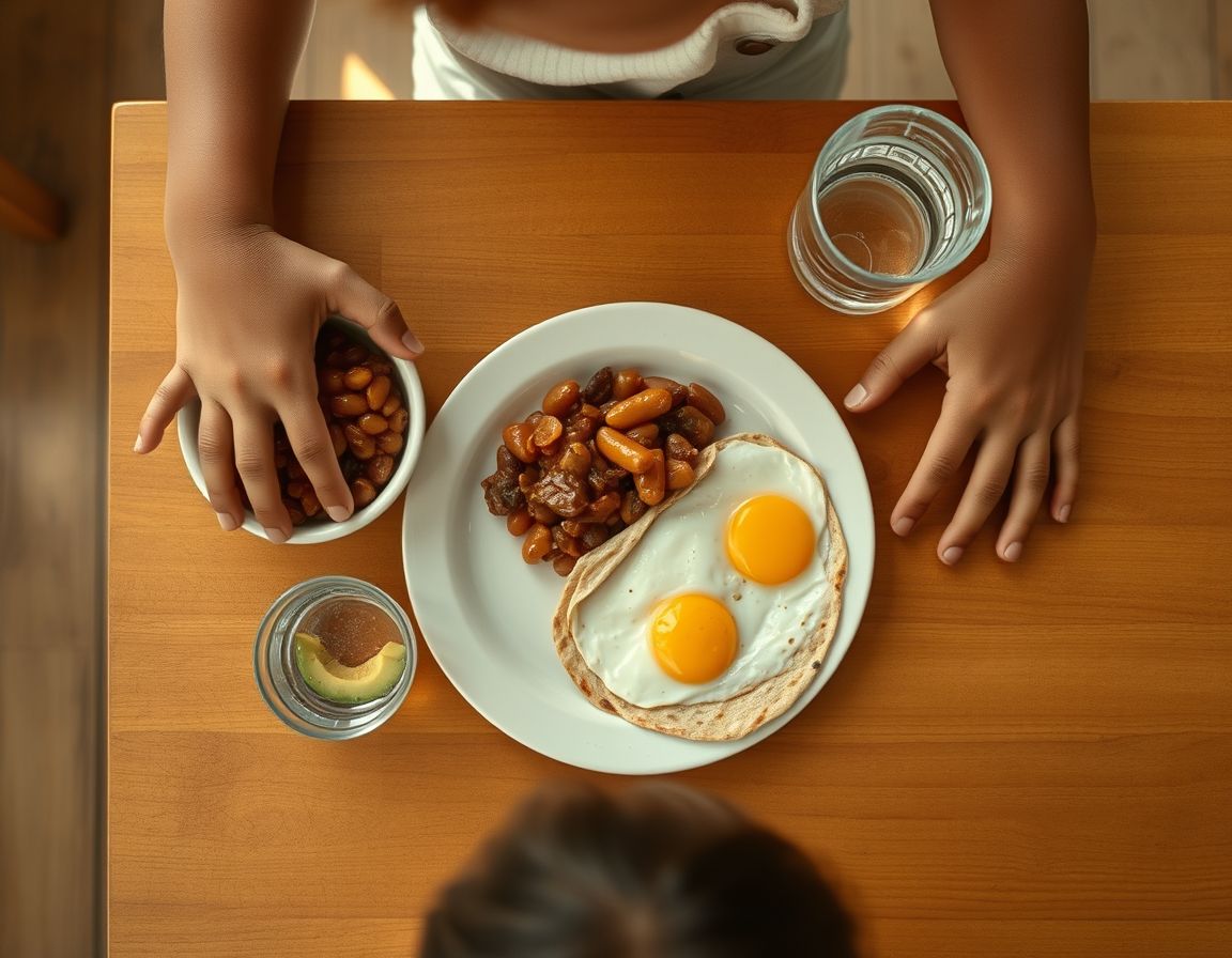 Frijoles, huevo o un poco de lo de ayer: la mitad del mundo desayuna comida de comida.