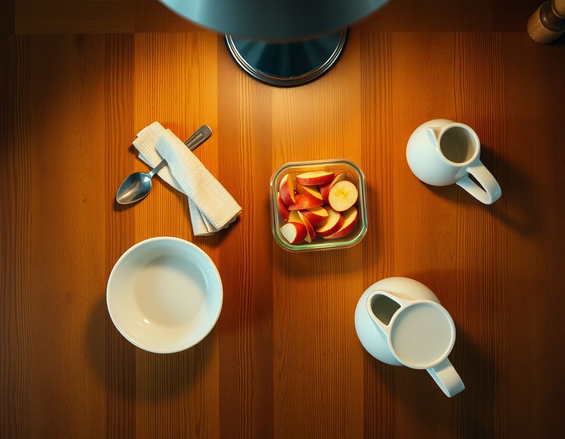 Preparar la mesa la noche anterior resuelve la mitad de lo que se pelea a las siete de la mañana.