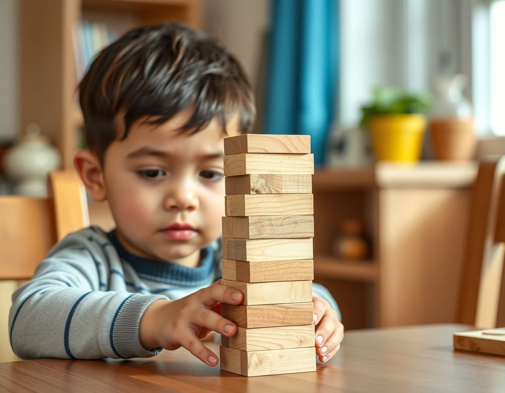 Sostener el plan, frenar la prisa y corregir cuando la torre se tambalea: un juego de bloques entrena las tres habilidades a la vez.