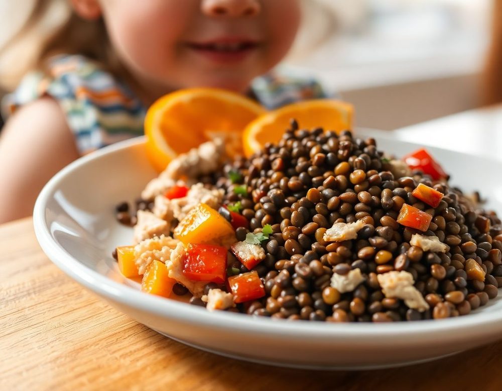 Combinar una fuente de hierro con algo rico en vitamina C, como el pimiento o la naranja, multiplica lo que el cuerpo de tu hijo alcanza a absorber.