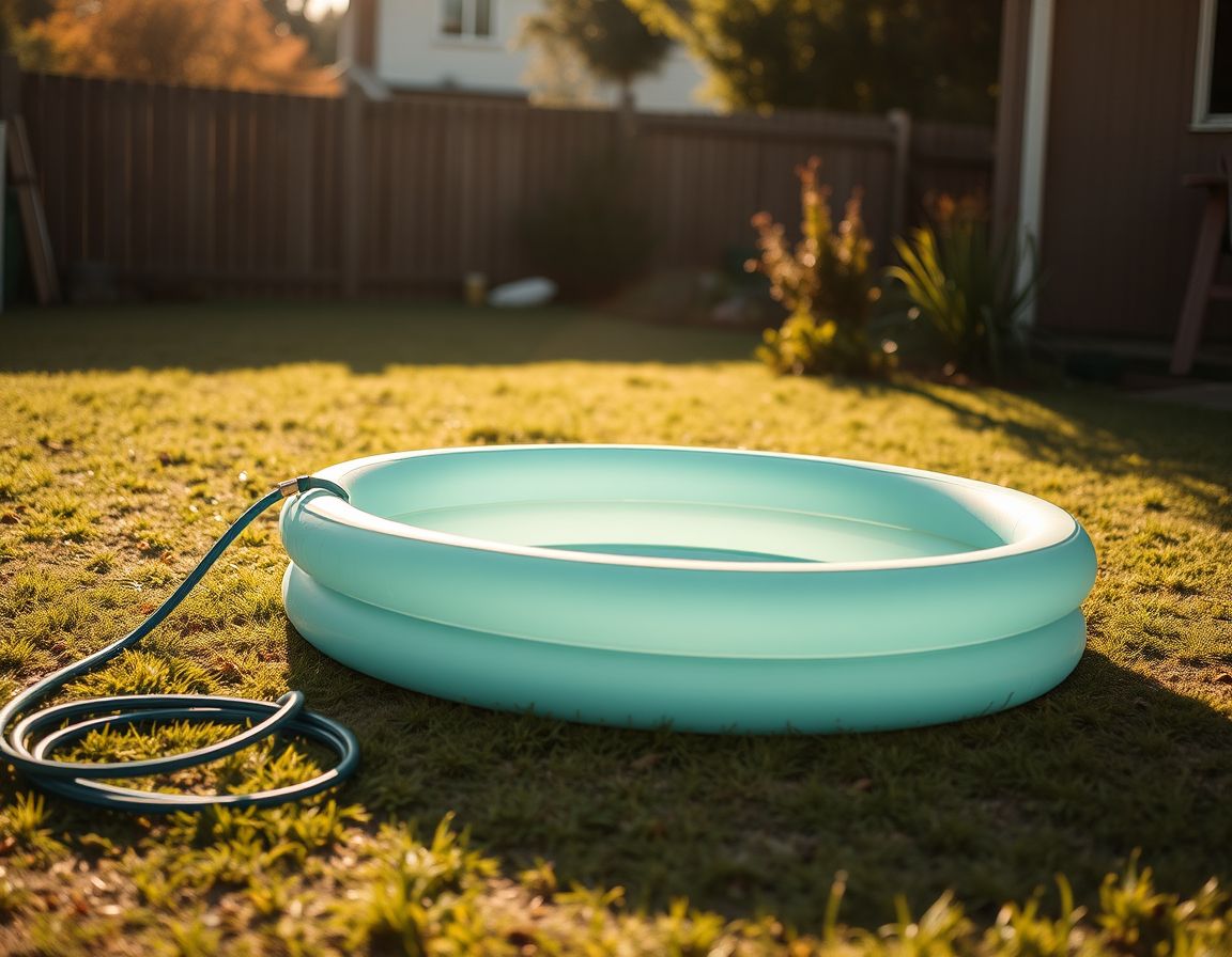 Vaciar la alberca inflable al terminar quita un riesgo entero, y no cuesta nada.
