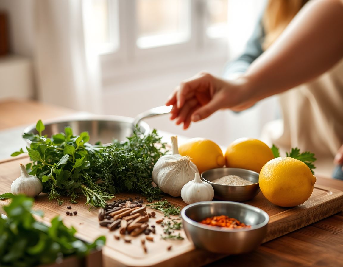 Ajo, limón, hierbas y un buen sofrito: bajo en sal no significa sin sabor.