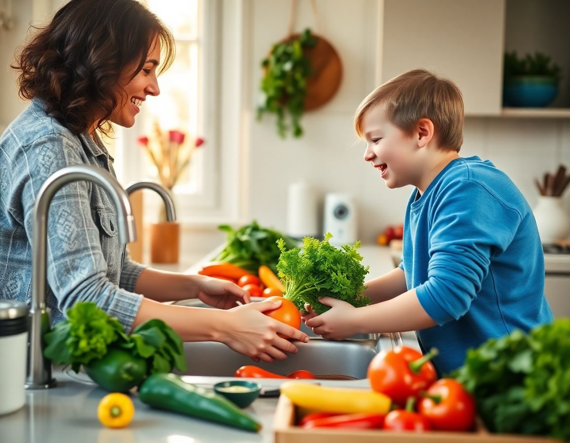 Involucrar a los niños en la preparación de los alimentos aumenta su disposición a probarlos.