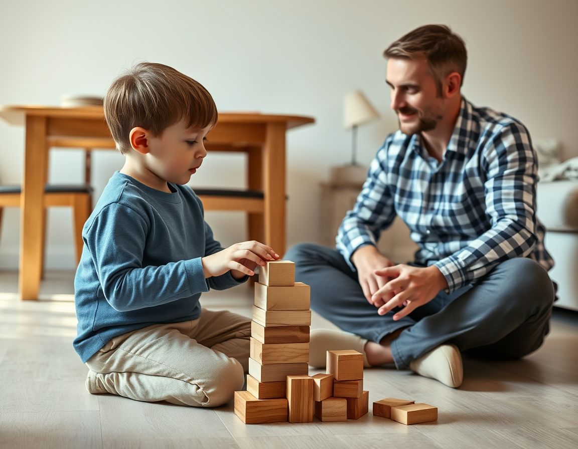 El juego libre con un adulto presente y hablante es uno de los entornos más ricos para el desarrollo del lenguaje.